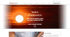 Desktop Screenshot of energotech.com