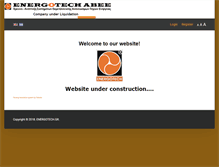 Tablet Screenshot of energotech.gr